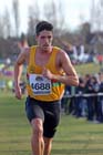 Ricky Stevenson  (North East) in the Senior Mens McCain Inter Counties Cross Country, Cofton Park, Birmingham.